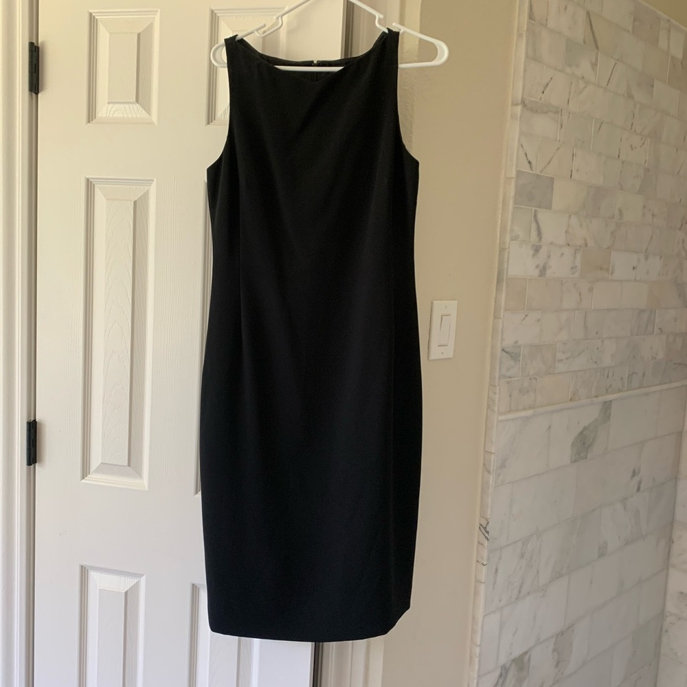 Ann Taylor black sheath dress